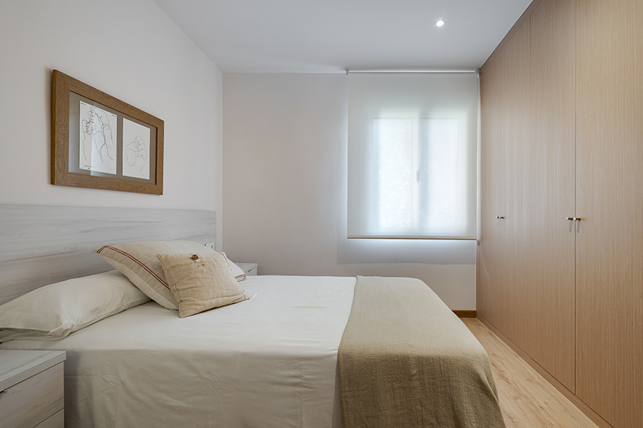 Suite 1 on the 4-bedroom floor of the Lérida 8 Building.